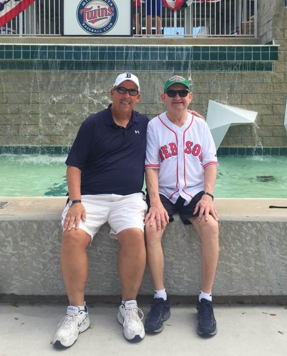 Don Huot at Spring Training with BF Gaff