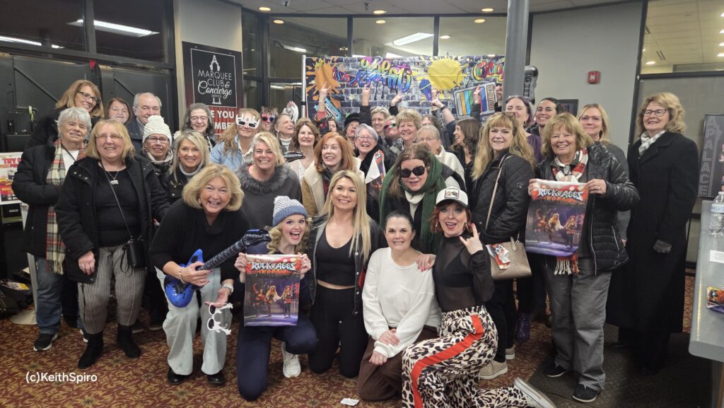 Rock of Ages cast members mingle with fans post performance as seen in a photo by Keith Spiro