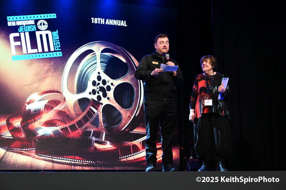 Warren O'Reilly introduced the film festival in this opening night photo by Keith Spiro