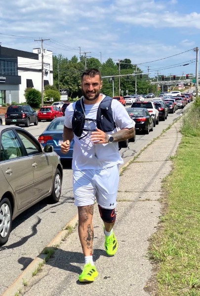 Justin DeFlumeri will be running the Boston Marathon for The Heather Abbott Foundation on April 20.