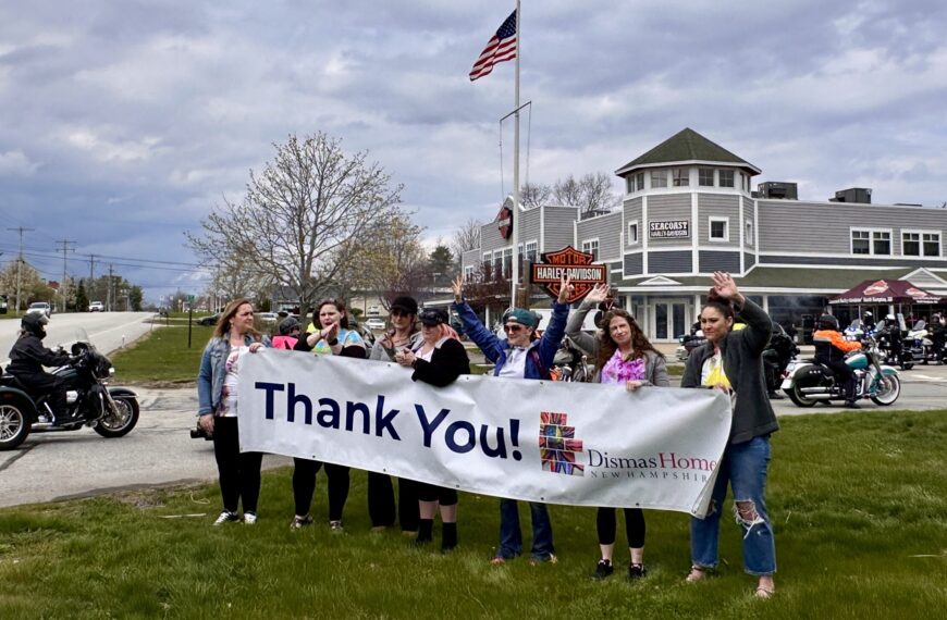 Motorcycle ride across New Hampshire and Maine raises funds for Dismas Home NH