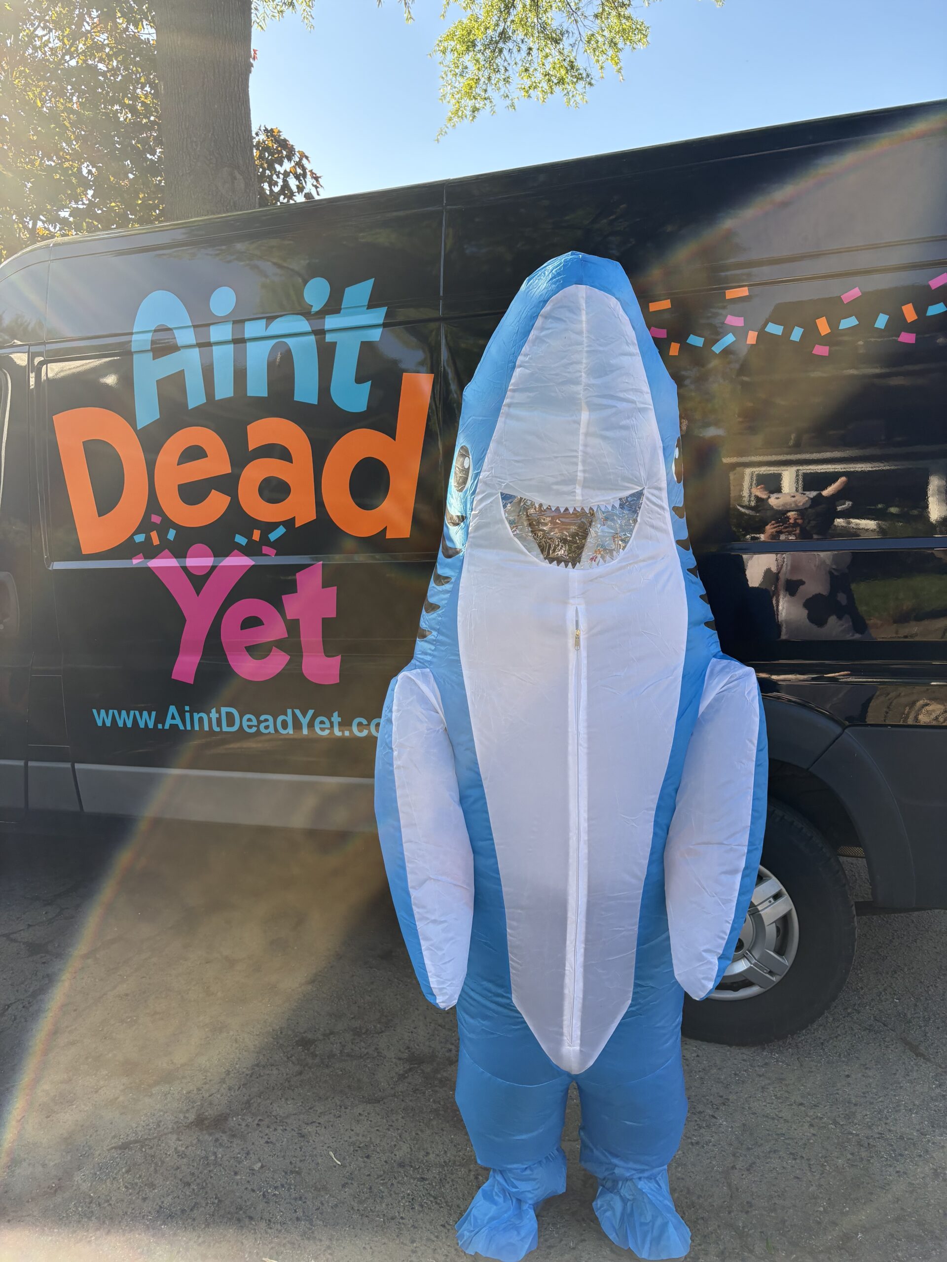 Driven by Joy: ‘Ain’t Dead Yet’ founder debuts her mobile ‘Joy Van’ May 8 at City Hall Plaza to celebrate life, and art