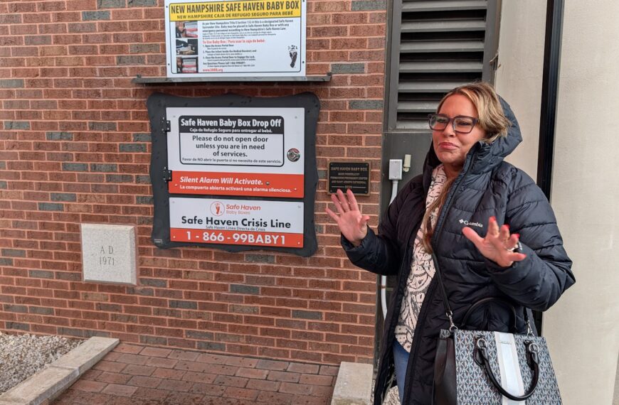 New Hampshire’s first safe haven baby box installed