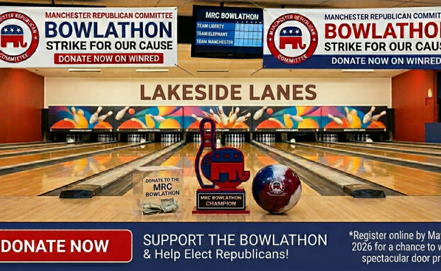 May 16: Register for the Manchester GOP candlepin Bowl-a-thon