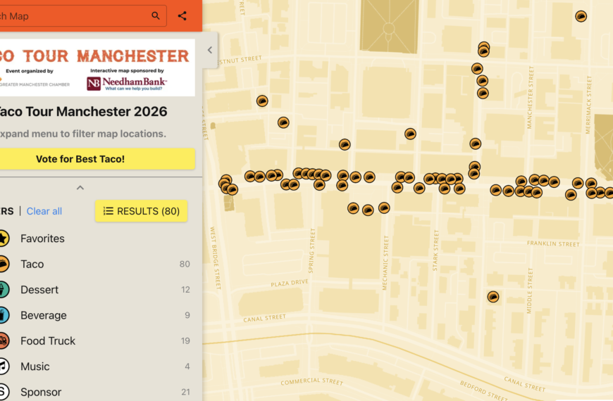 Check out the Taco Tour 2026 interactive map