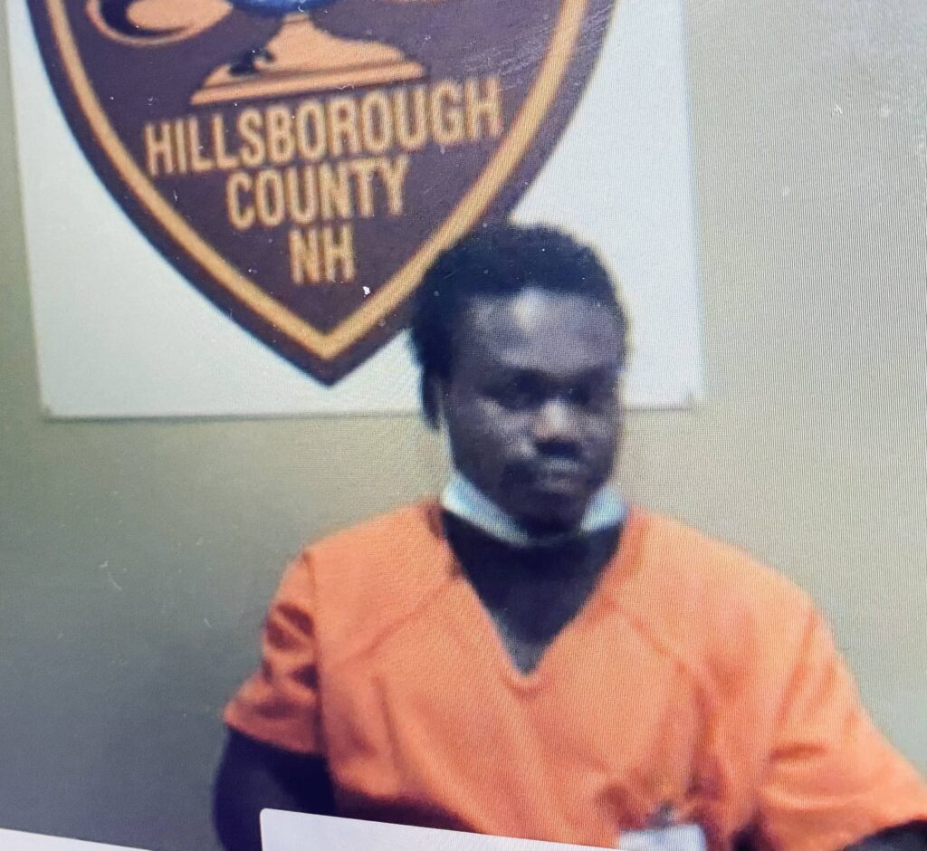 Amuri Diole during his arraignment hearing on April 30, 2021.